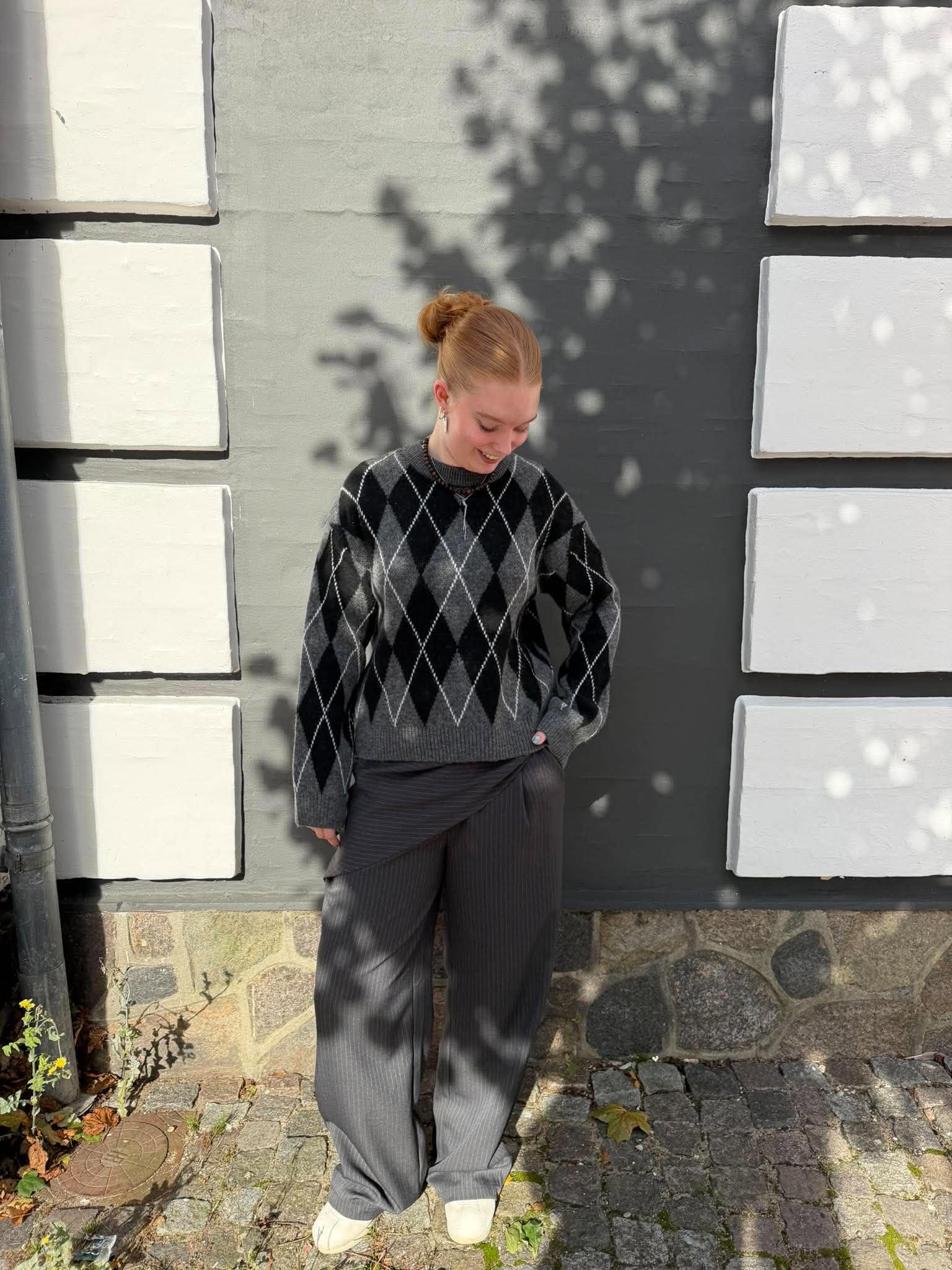 JDYBIANKA Pullover - Dark Grey Melange